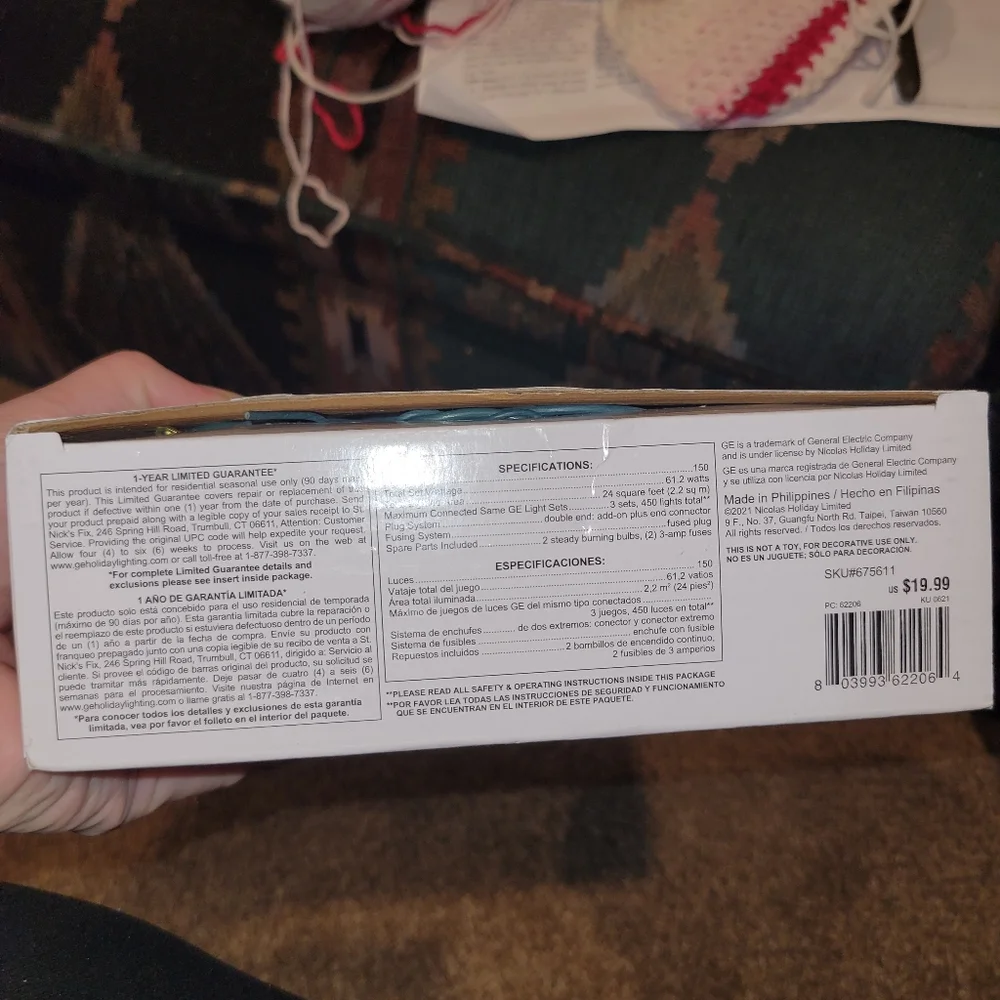 GE String-A-Long 150 Net Lights